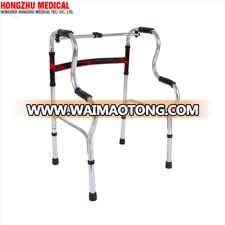 Rehabilitative handicapped equipment functional walker for elderly